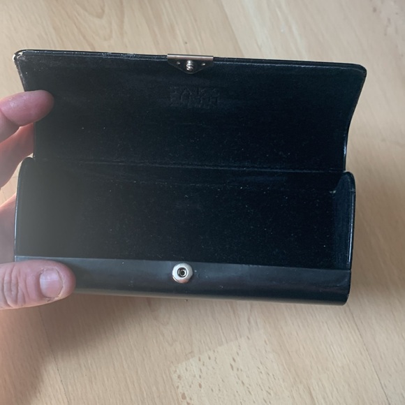 Saks fifth Ave glasses case. Black with velvet interior. - Picture 6 of 6